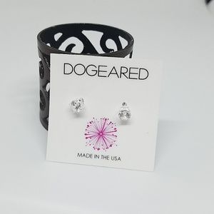 NWT Dogeared Sterl. Silver & Cubic Zirconia studs